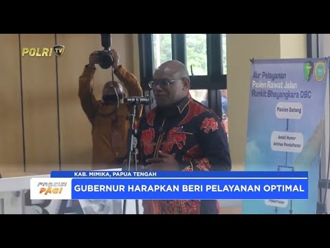GUBERNUR PAPUA TENGAH BERI BANTUAN AMBULANCE UNTUK POLRI DAN TNI