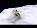 video - Contoured White Mokume Gane Wedding Band