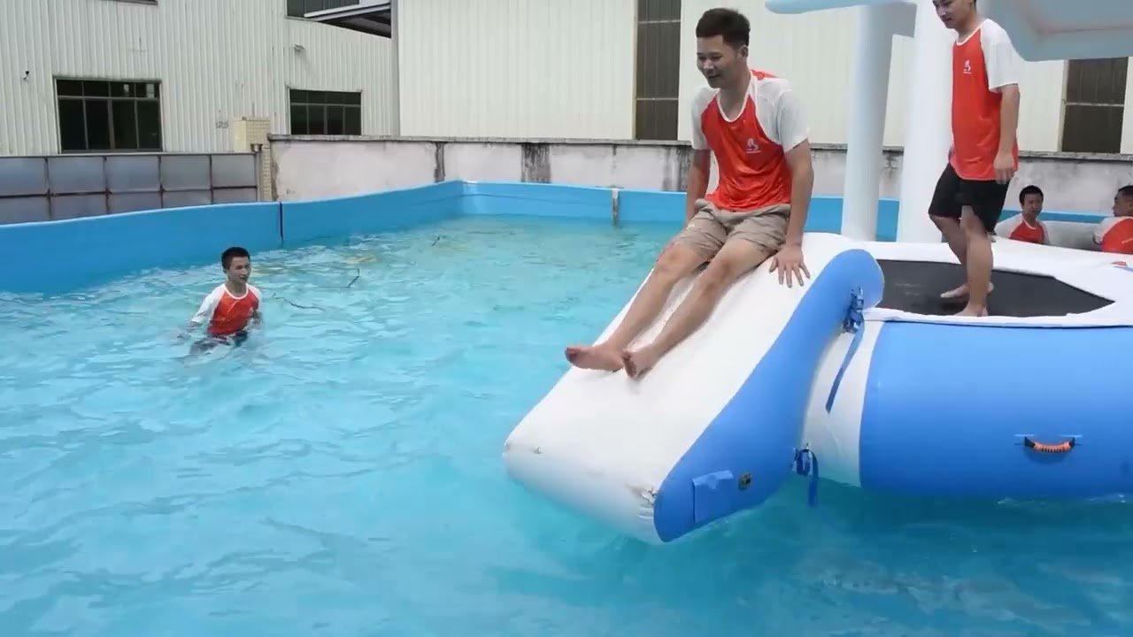 Bounica Outdoor Inflatable Water Platform– Floating Island Combo-2