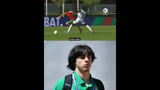 لقطات من تحركات ميسي المغرب ابرهيم رباج امام الكامرون #football #المنتخب_المغربي #morocco #rabbaj