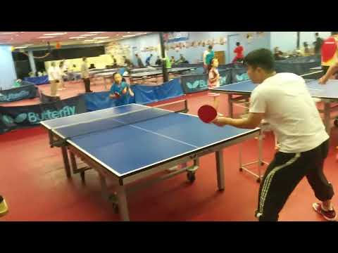 Emilie Table Tennis Training with Yaohui Xu 201501