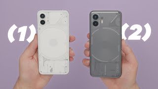 Nothing Phone (1) vs. Nothing Phone (2): CLEAR upgrades!