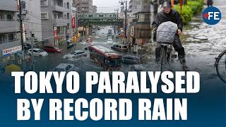 Record Rain Paralyzes Tokyo as Thousands Stranded at Narita Airport