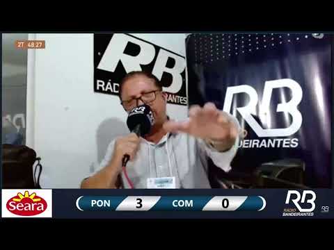 3º Gol Ponte Preta (Narração: Carlos Batista) - Ponte Preta 3 X 0 Comercial - 21/03/2023