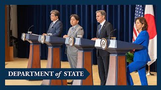 Secretary Blinken holds a joint press availability