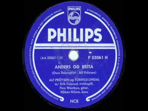 Alf Prøysen og Torhild Lindal   Anders og Brita