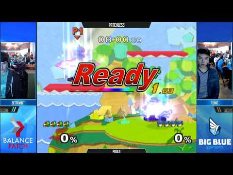 Patchless SSBM - ZettaVolt (Falco) vs. Tonic (Marth) - Melee Pools