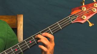 easy bass guitar song lesson the thrill is gone BB King