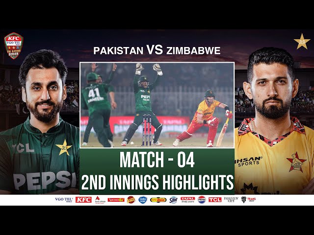 2nd Innings Highlights | Pakistan vs Zimbabwe | Match 04 | Tri Nation Series | PCB | M2T1U