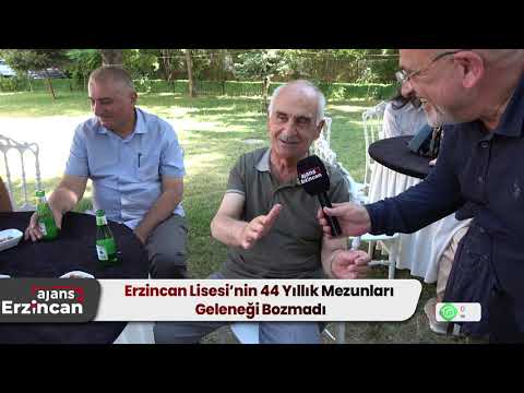 Erzincan Lisesi’nin 44 Yıllık Mezunları Geleneği Bozmadı