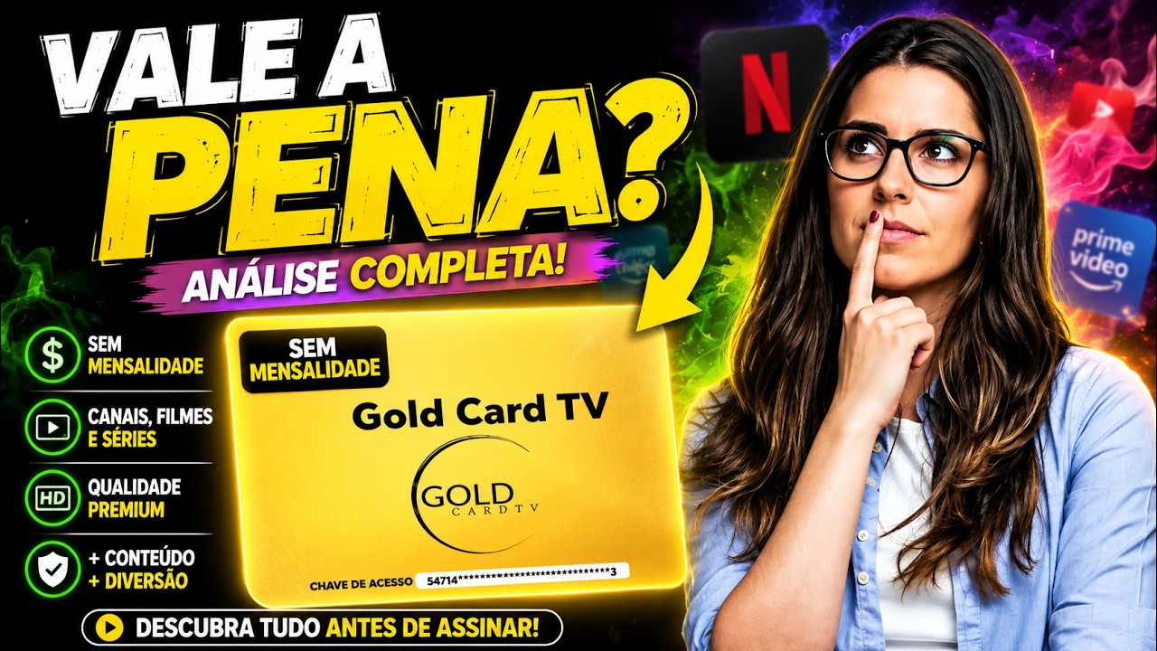 GOLD CARD TV VALE A PENA? 📺 COMO TER TODOS OS CANAIS, FILMES E SÉRIES SEM MENSALIDADE CARA! 🚀
