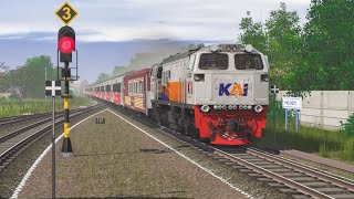 Download lagu TRAINZ RAILROAD 2019!!! KERETA API BIMA MELINTAS LANGSUNG STASIUN MOJOKERTO FULL STIKER NATARU!!! mp3