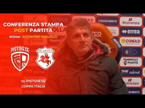 Pistoiese - SSC Ancona | Post-match interview with Coach Agenore Maurizi