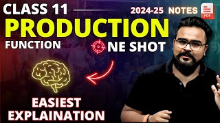 PRODUCTION FUNCTION class 11 ONE SHOT | Micro economics chapter 5 | GAURAV JAIN