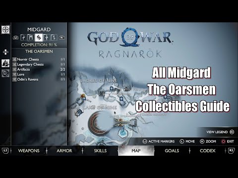 God of War Ragnarök All Midgard The Oarsmen Collectibles Guide