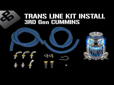 PDD 3rd Gen Dodge Transmission Cooler Line Kit Install | 48RE Cummins | Power Driven Diesel