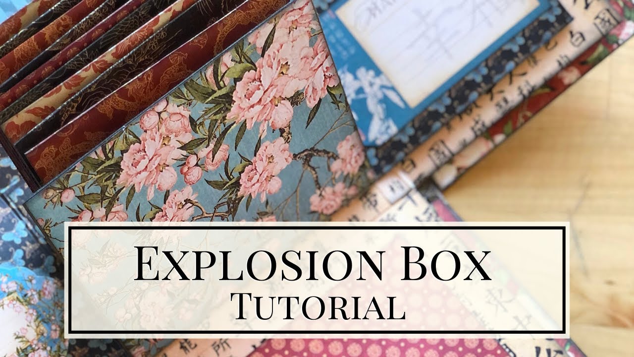 Explosion Box with Hidden Mini Album Tutorial