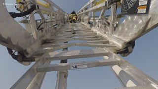 Glendale firefighters take the climb to overcome any possible fear of heights