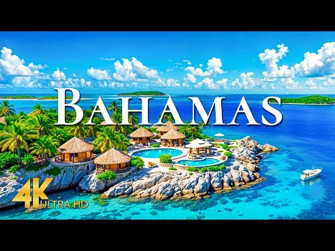 BAHAMAS 4K ULTRA HD – Crystal Clear Waters, Scenic Beaches and Tropical Paradise with Relaxing Music