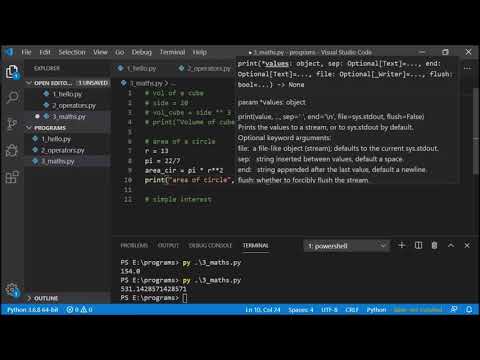 5 Mathematical Operators Tasks Python Tutorials
