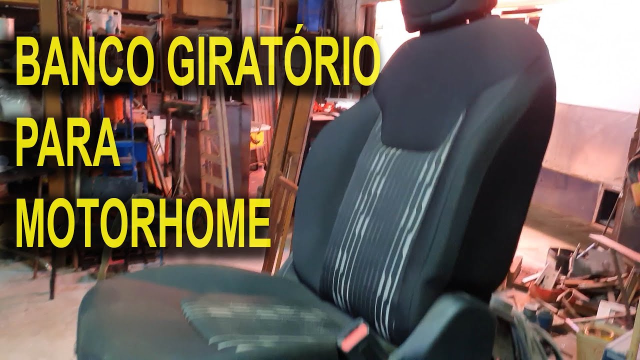 BANCO GIRATÓRIO: COMO FAZER (Passo-a-passo. Motorhome artesanal).