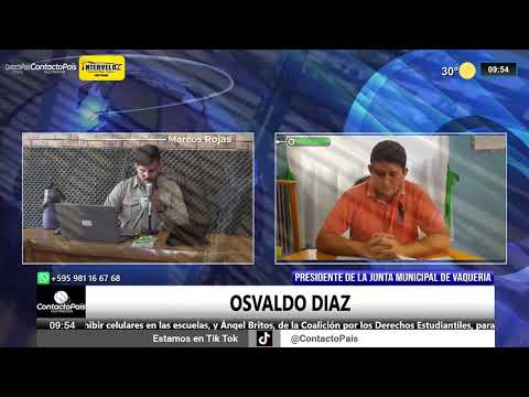 Nota con Osvaldo Diaz - Presidente de la Junta Municipal de Vaqueria