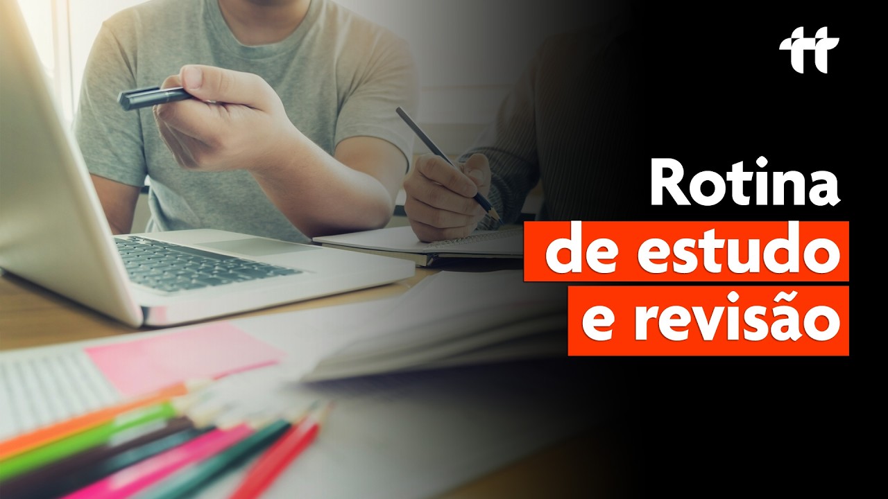Rotina de estudo com 3 tipos de REVISÃO obrigatórias
