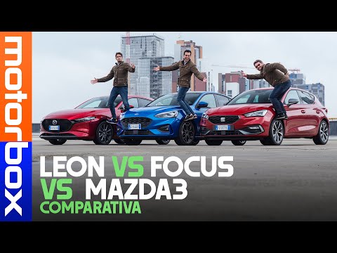 Ford Focus, Mazda3, Seat Leon | Compatte MILD HYBRID a CONFRONTO
