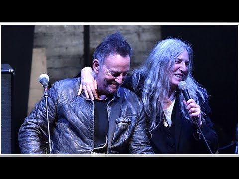 Patti Smith Is Joined By Bruce Springsteen And Michael Stipe To Perform Two Of Her Classics