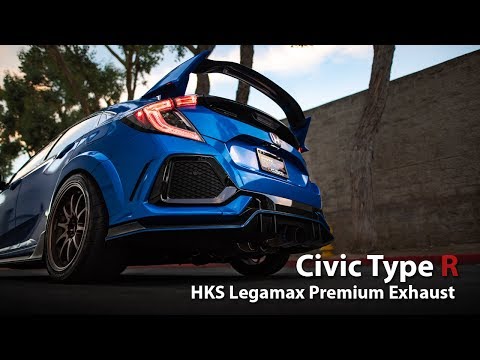 HKS Legamax Exhaust 2017 Civic Type R FK8