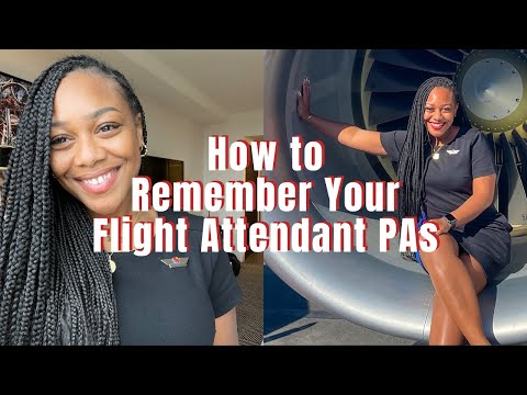 How to Remember Flight Attendant PAs | 3 Ways to Memorize Announcements |Flight Attendant Chronicles