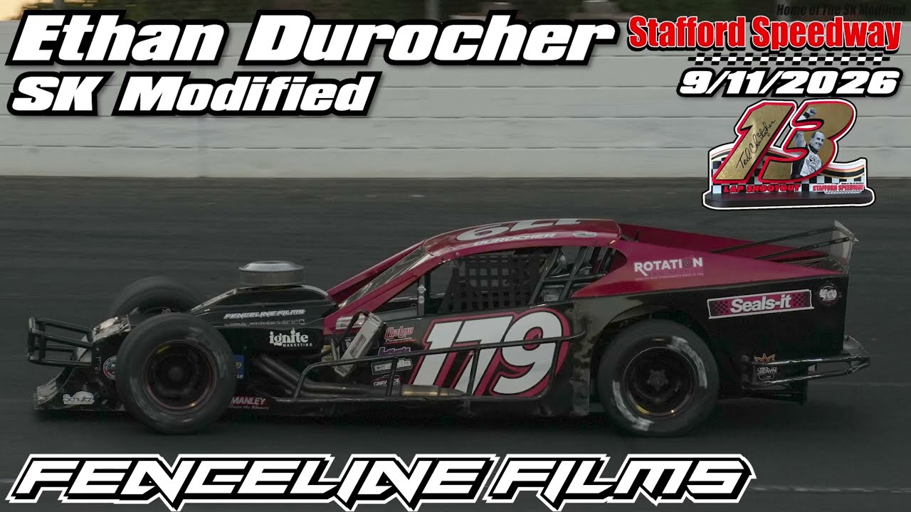 Ethan Durocher SK Modified Shootout at Stafford Speedway