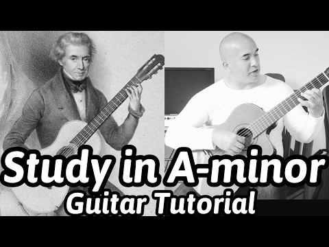 Study in A minor | Dionisio Aguado | Classical Guitar Tutorial | NBN Guitar
