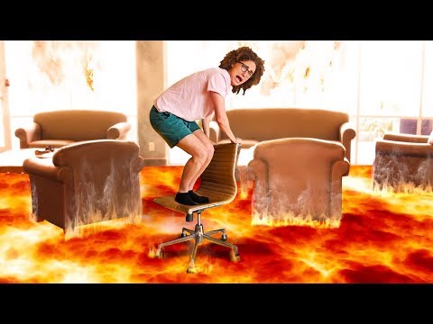 FLOOR IS LAVA PARKOUR CHALLENGE! (Hot Lava) Video
