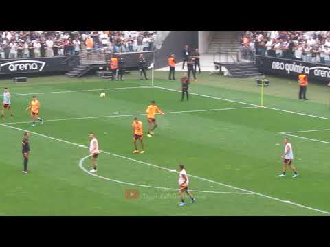IMAGINA SE ISSO ACONTECE NO JOGO? GOL DELE.... - CORINTHIANS TREINO ABERTO