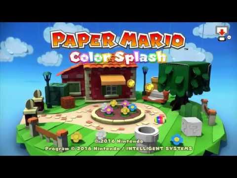 Paper Mario: Color Splash Walkthrough (Wii U) - Opening - Port Prisma - Part 1