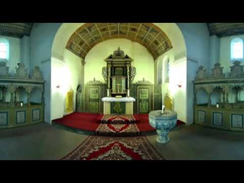 360Gradbild der Kirche Greppin, innen