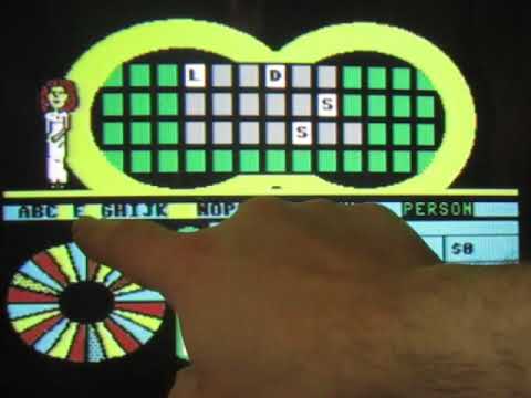 Madcommodore watches Wheel of Fortune (on his Commodore 64)