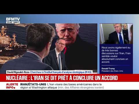 Intervention de Maneli Mirkhan dans BFM TV Direct au sujet des négociations avec l'Iran