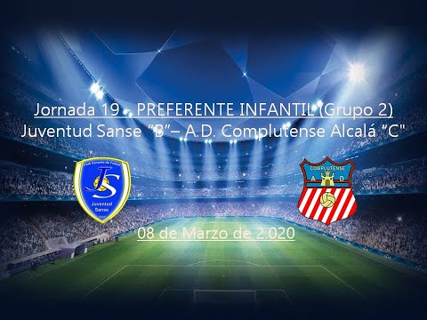 Video Partido Futbol 11 Jornada 19 Infantil B vs Complutense Alcala C 08032020