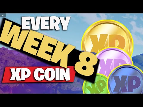 All week 8 XP coin locations fortnite