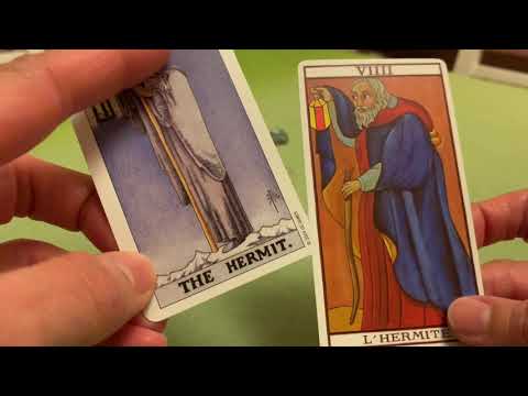 Las Cartas del Tarot: El número 9 ➡️ El Hermitaño 🧙🏽‍♂️🌟 Los 9 en los árcanos menores