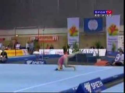 Anna Myzdrikova 2008 World Cup Cottbus Finals FX