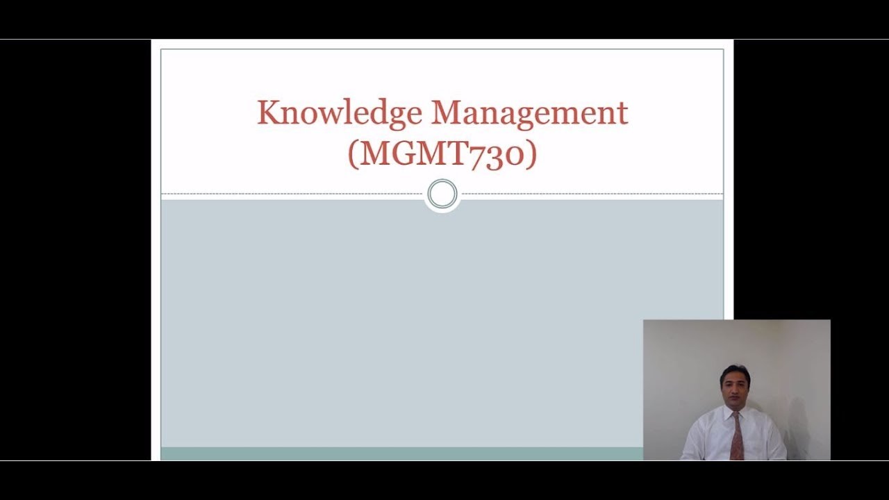 Knowledge Management - Module 1