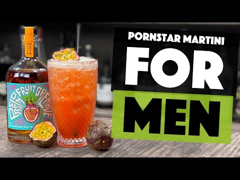 Pornstar Martini FOR MEN | Easy Cocktails to make at Home Bar | Steve the Barman