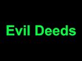 Eminem Evil Deeds Lyrics