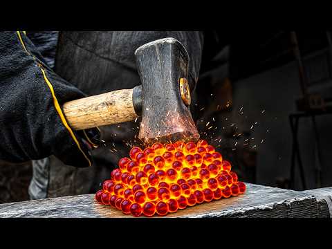 150 Steel Balls to Kukri Knife: Handmade Forging and Epic Finish