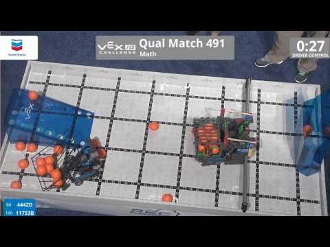 VEX Worlds 2016 - VEXIQ Middle School - Math - Qual 491 (4442D 11753B) 77