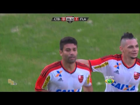 Gol Coritiba 0 x 1 Flamengo - Brasileirão 2015 - Band HD