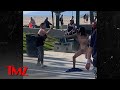 Naked Woman Gets Into Barbaric Fight In Venice Beach Spiked Clubs Used TMZ